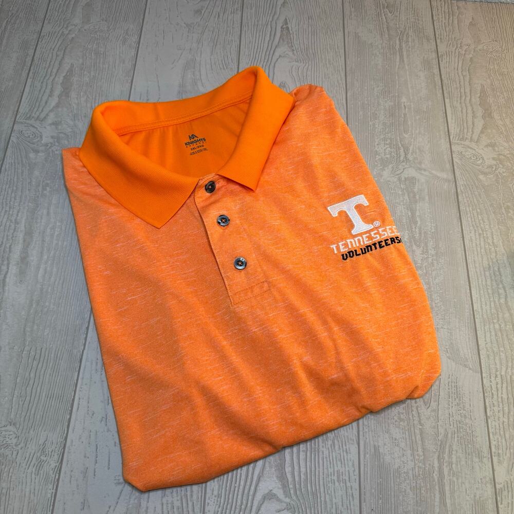 Tennessee Volunteers Knights Orange Polo Shirt Men's 2XL Embroidered Logo Orange